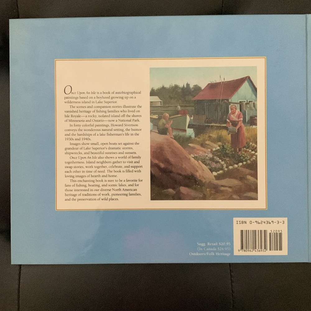 Once Upon an Isle The Story of Fishing Families on Isle Royale hardcover book - Picture 2 of 6